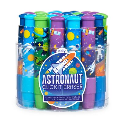 RESTAD Astronaut ClickIt Radiergummis – 24er-Pack