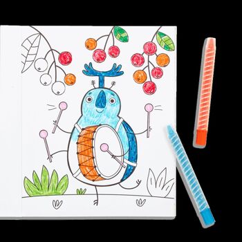 Livre à colorier – Busy Bug Buddies 3