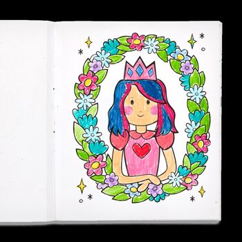 Livre à colorier – Princesses et fées 2