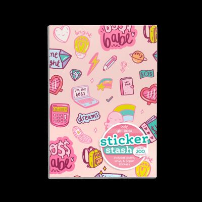 Sticker Stash - Girl Boss