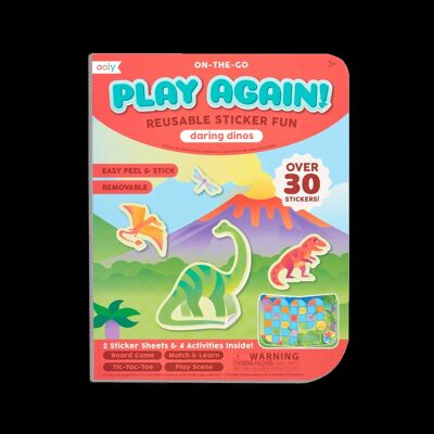 ¡Juega de nuevo! Mini Kit de Actividades - Dinosaurios Atrevidos