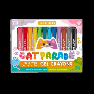 Parade des chats - Crayons gel