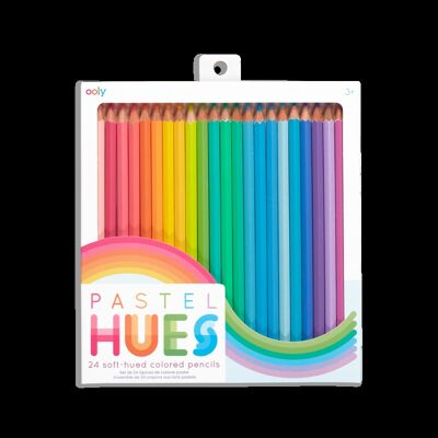 Pastel Hues - Crayons de couleur - Grand paquet