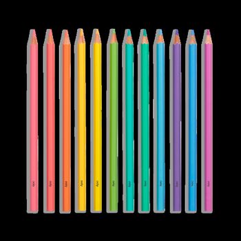 Teintes pastel - Crayons de couleur 2