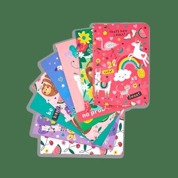 Carnets de poche Funtastic Friends - Paquet de 8 1