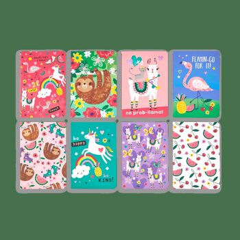 Carnets de poche Funtastic Friends - Paquet de 8 2