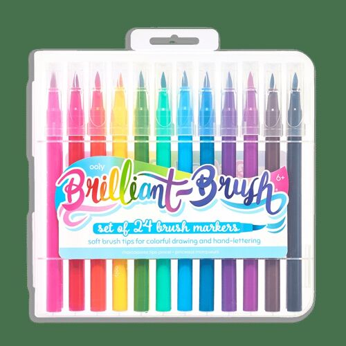 Brilliant brush markers - big pack
