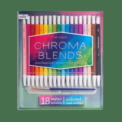Chroma mélange des crayons aquarellables mécaniques