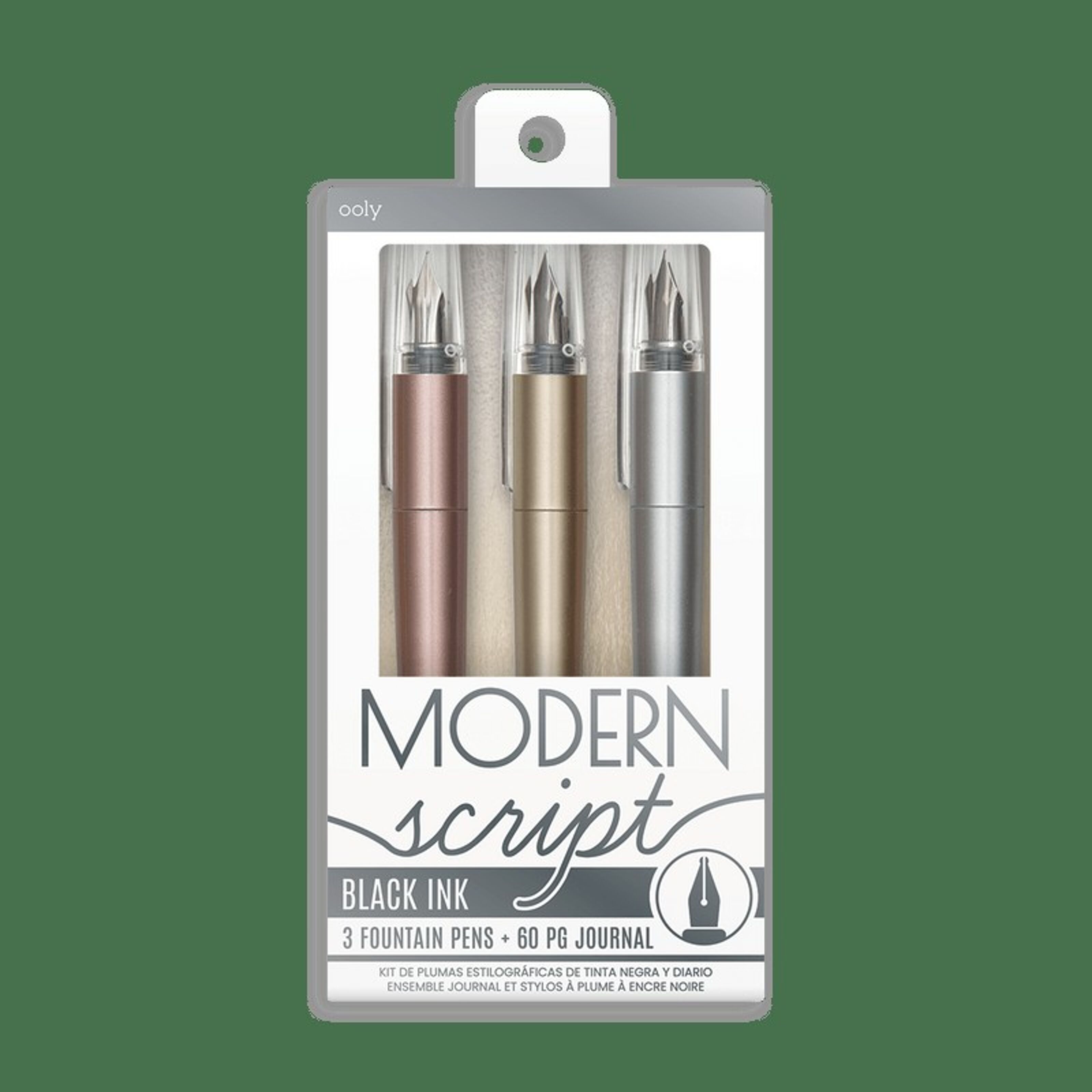 Modern Script Fountain Pens & Journal - Cristen Joy Photography