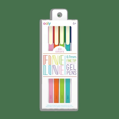 Fine Line Colored gel pens