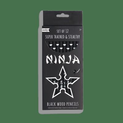 Crayons Ninja - Lot de 12