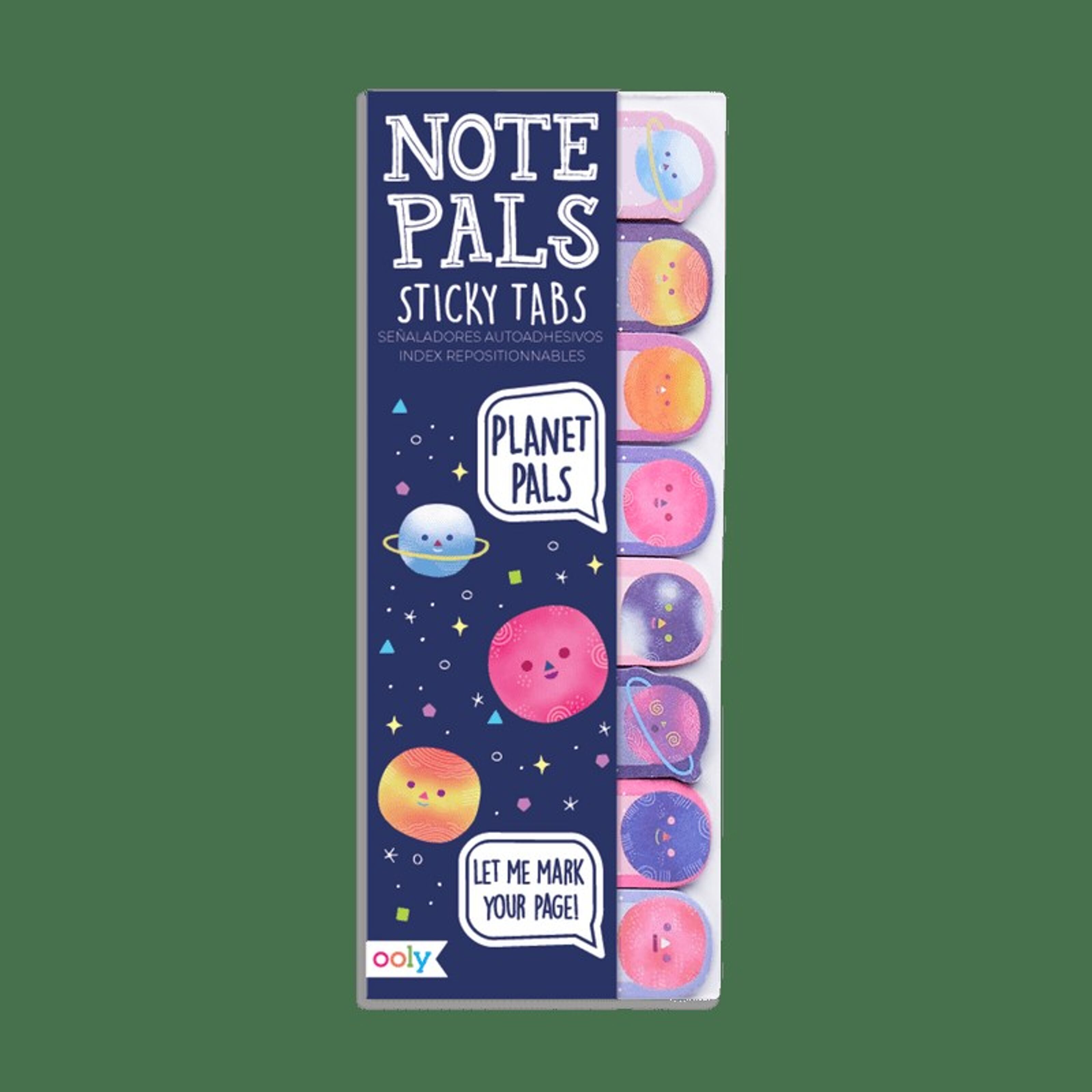 Ooly - Note Pals Sticky Tabs - Planet Pals