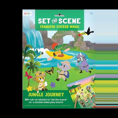 Set the Scene Transfer Stickers - Jungle Journey