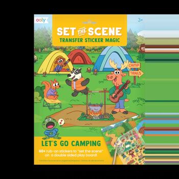 Set the Scene Transfer Stickers - Allons camper 1