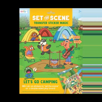 Set the Scene Transfer Stickers - Let's go camping