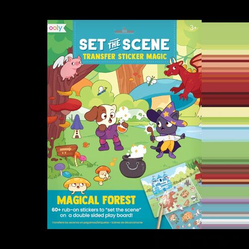Set the scene transfer stickers - magical forest