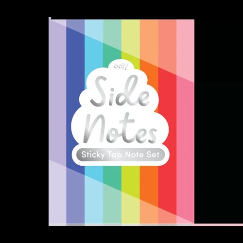 Side notes sticky tab note pad - color write