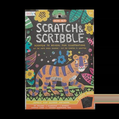 Restad - Mini Scratch & Scribble - Diversión en la jungla