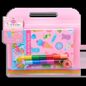 RESTAD - Kit de coloriage et d'activités Mini Traveller - Sugar Joy 1