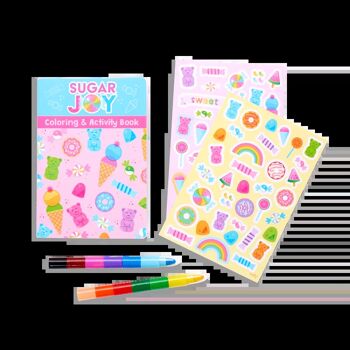 RESTAD - Kit de coloriage et d'activités Mini Traveller - Sugar Joy 4