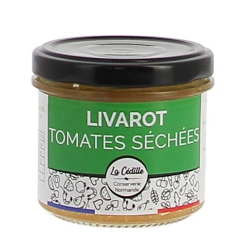 Tartinable Livarot tomates séchées - 120g - La Cédille