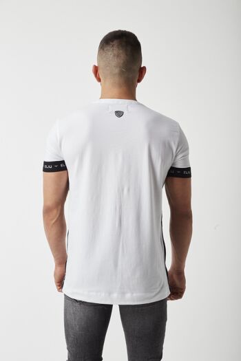 T-shirt Fire Patch - Blanc 3