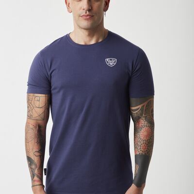 Marineblaues Basic-T-Shirt