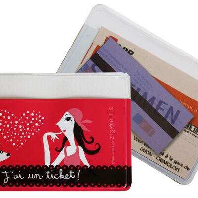 Porte-ticket lady dog valerie nylin