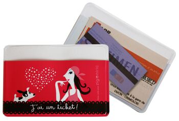 Porte-ticket lady dog valerie nylin 1