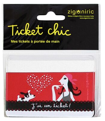 Porte-ticket lady dog valerie nylin 2