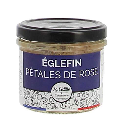 Tartinable églefin et pétales de rose - 120g - La Cédille