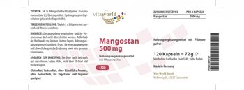Mangoustan 500 mg (120 gélules) 2