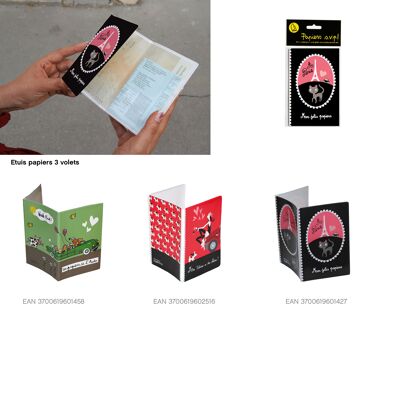 ACCESSORIES KIT: VALÉRIE NYLIN LABEL HOLDER + TICKET HOLDER + PAPER CASES + PARKING DISCS - PACK 24 PCS