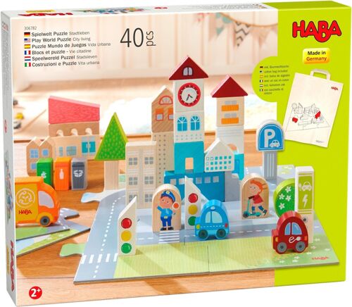 HABA Play World Puzzle City living - Wooden Toy