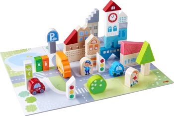 HABA Play World Puzzle Vie citadine - Jouet en bois 3