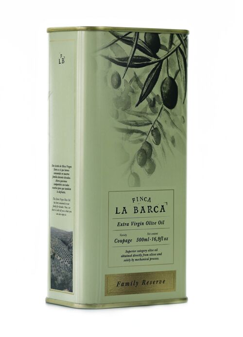 Aceite de Oliva Virgen Extra "RESERVA FAMILIAR" lata 500ml.