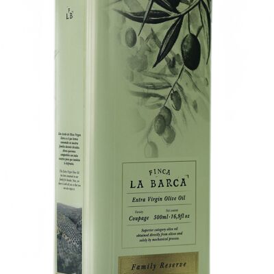 Olio Extra Vergine di Oliva "RESERVA FAMILIAR" Latta da 500ml.