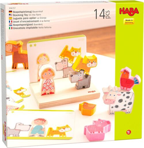 HABA Stacking Toy On the Farm - Wooden Toy