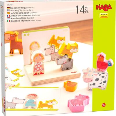 HABA Stacking Toy On the Farm - Wooden Toy