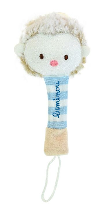 Peluche Luminou hérisson accroche tétine, 21 cm, 2 modèles assortis, sur carte 3