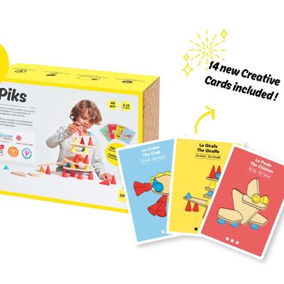 Piks® Limited Edition Deal - Wooden Educational Building Toy