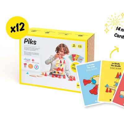 Piks® Limited Edition Deal - Wooden Educational Building Toy