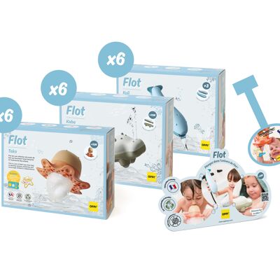 Flot® Pack Implantation - Umweltfreundliches Badespielzeug