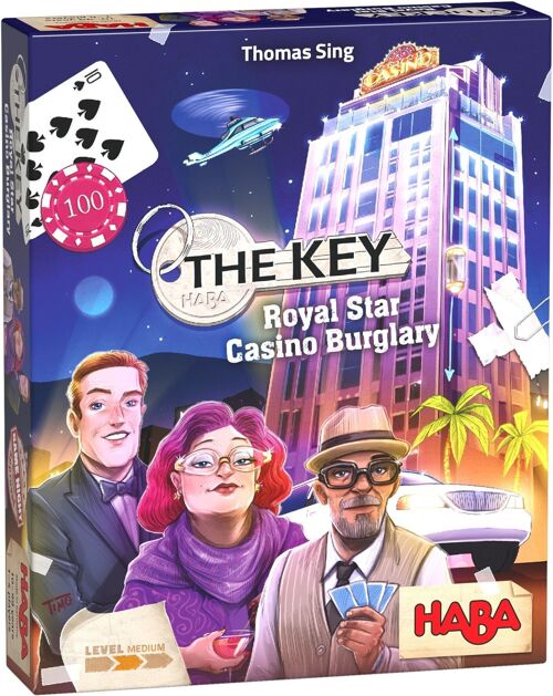 HABA- The Key – Burglary at the Royal Star Casino- Board Game
