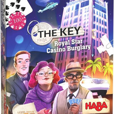 HABA- Der Schlüssel – Einbruch im Casino Royal Star – Brettspiel