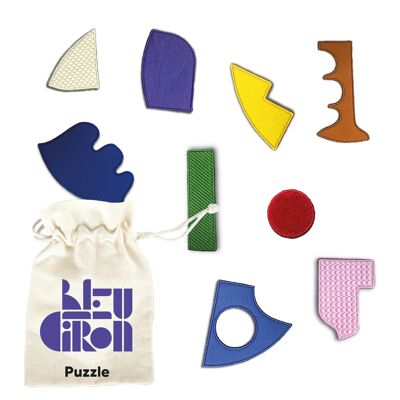 Set d'écussons scratch - thème Puzzle