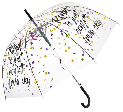 Umbrella, Rain is confetti from sky Straight Transparent, Regenschirm, Parapluie, Paraguas