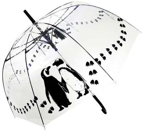 Umbrella - Penguins Straight Transparent, Regenschirm, Parapluie, Paraguas