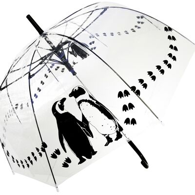 Umbrella - Penguins Straight Transparent, Regenschirm, Parapluie, Paraguas