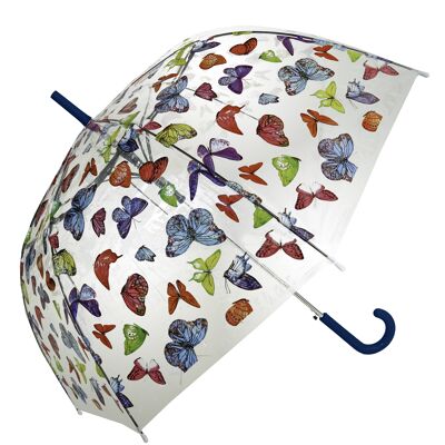Umbrella, Butterlies Straight Transparent, Regenschirm, Parapluie, Paraguas